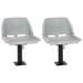 Set scaun pliabil, 4 piese, fără pernă, gri, 48x51x41 cm - WALTI WALTI