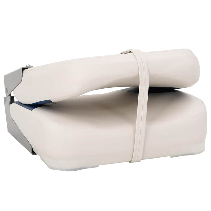 Set 2 scaun pliabil pentru barcă, albastru și alb, 41x36x48 cm WALTI
