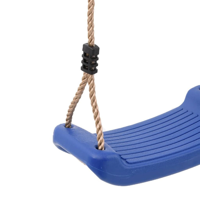 Leagăn de exterior pentru copii single albastru funie reglabilă - WALTI WALTI