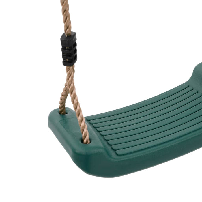 Leagăn de exterior pentru copii single, verde, funie reglabilă - WALTI WALTI
