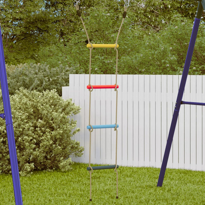 Scară din funie pentru copii cu 4 trepte, multicolor - WALTI WALTI