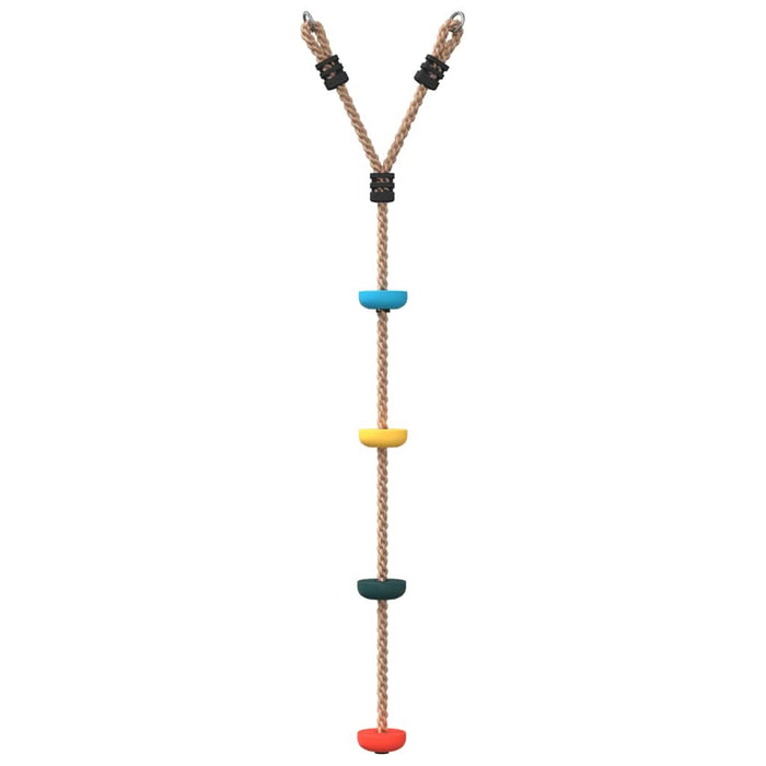 Leagăn cu funie și disc pentru copii, cu 4 trepte, multicolor - WALTI WALTI