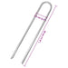 Țăruși de cort, 12 buc., 30 cm, Ø7 mm, oțel galvanizat - WALTI WALTI