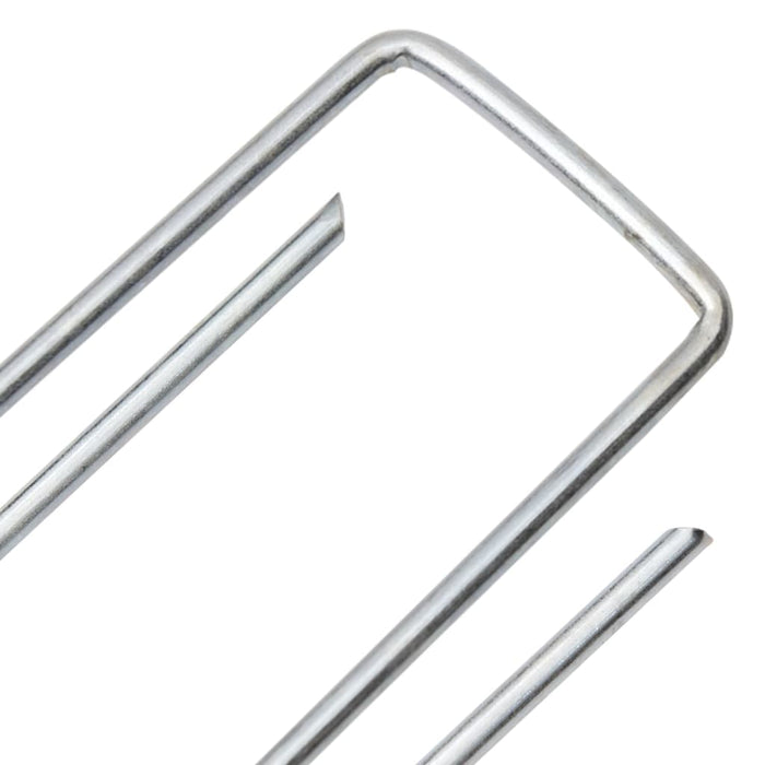 Țăruși de pământ în formă de U 25 buc. 15x3,5cm oțel galvanizat - WALTI WALTI