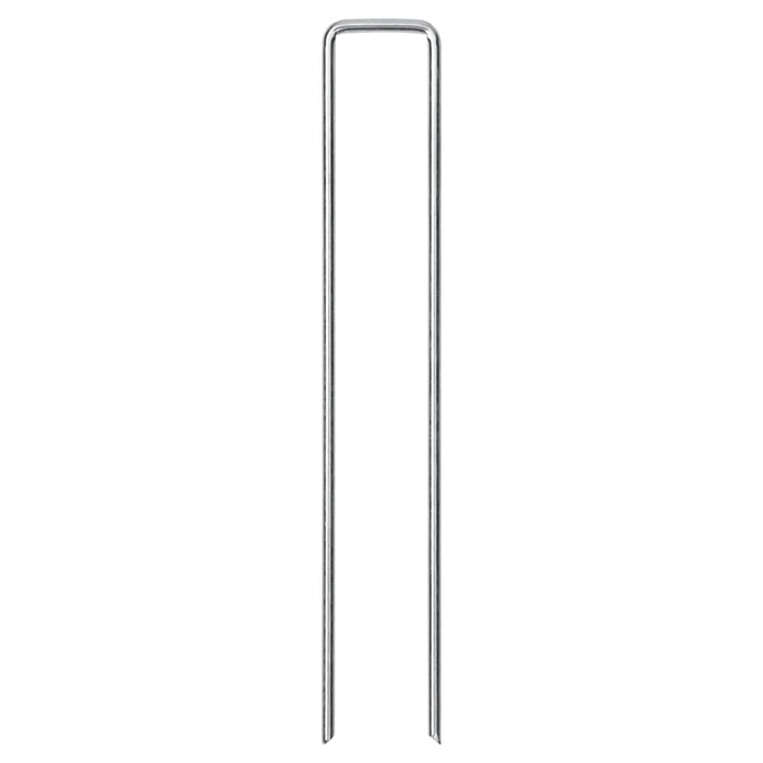 Țăruși de pământ în formă de U 50 buc. 20x4 cm oțel galvanizat - WALTI WALTI