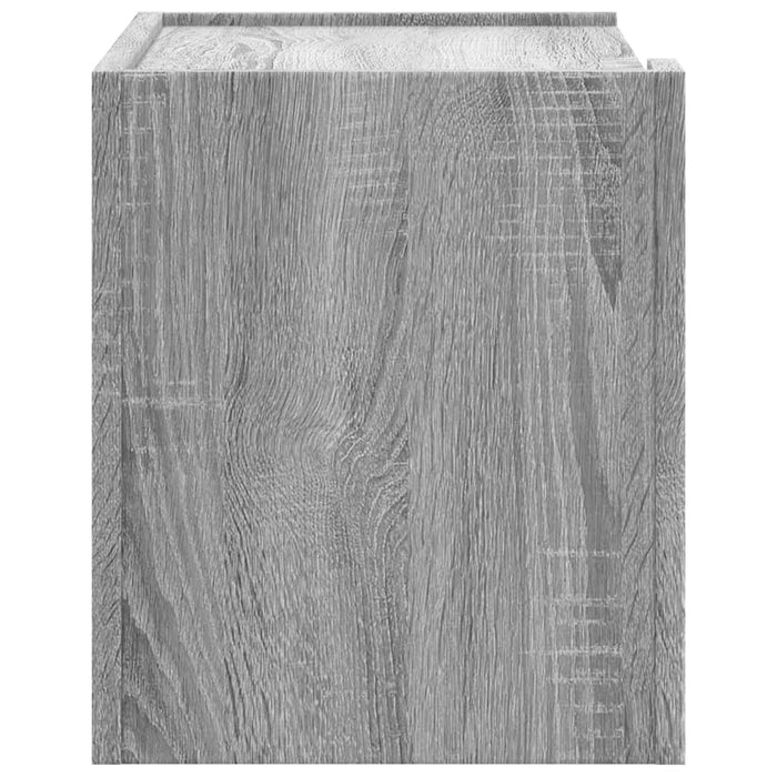 Noptieră montată pe perete gri Sonoma 45x30x35 cm - WALTI WALTI