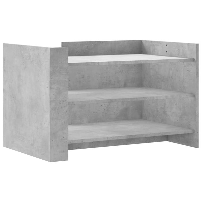 Măsuță de cafea, gri beton, 80x50x50 cm, lemn prelucrat - WALTI WALTI