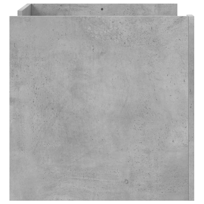 Măsuță de cafea, gri beton, 80x50x50 cm, lemn prelucrat - WALTI WALTI