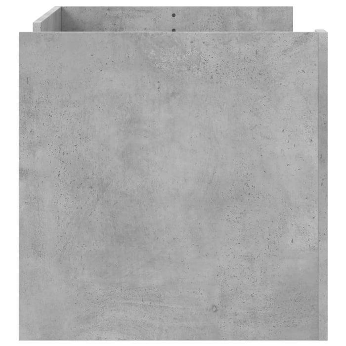 Măsuță de cafea, gri beton, 100x50x50 cm, lemn prelucrat - WALTI WALTI