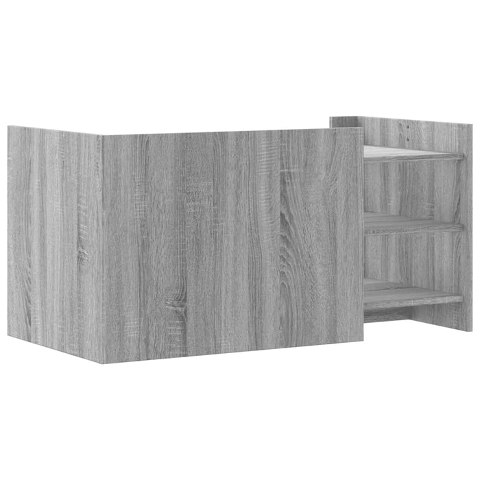 Măsuță de cafea gri sonoma 100x50x50 cm lemn prelucrat - WALTI WALTI