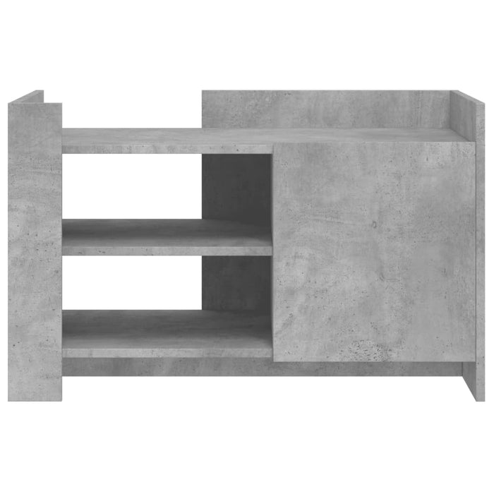 Măsuță de cafea, gri beton, 80x50x50 cm, lemn prelucrat - WALTI WALTI