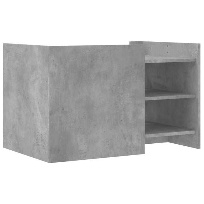 Măsuță de cafea, gri beton, 80x50x50 cm, lemn prelucrat - WALTI WALTI