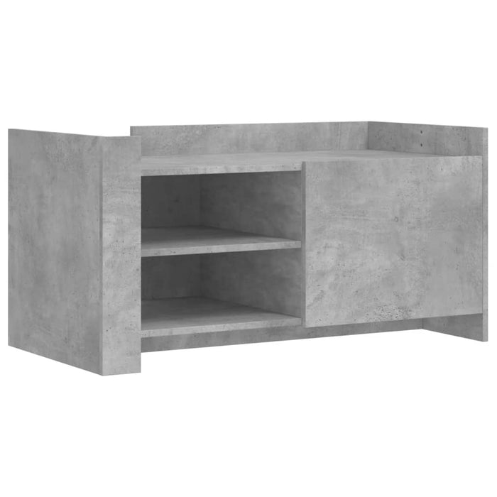 Măsuță de cafea, gri beton, 100x50x50 cm, lemn prelucrat - WALTI WALTI