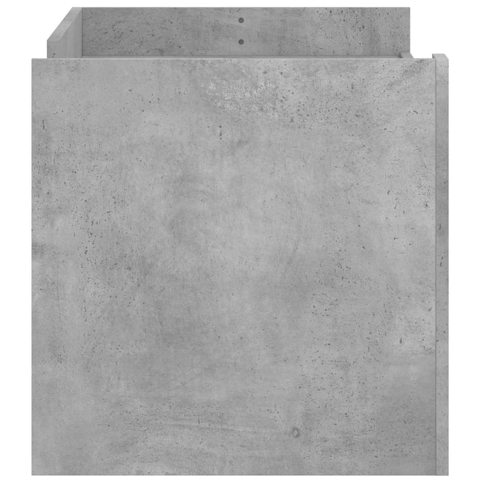 Măsuță de cafea, gri beton, 100x50x50 cm, lemn prelucrat - WALTI WALTI