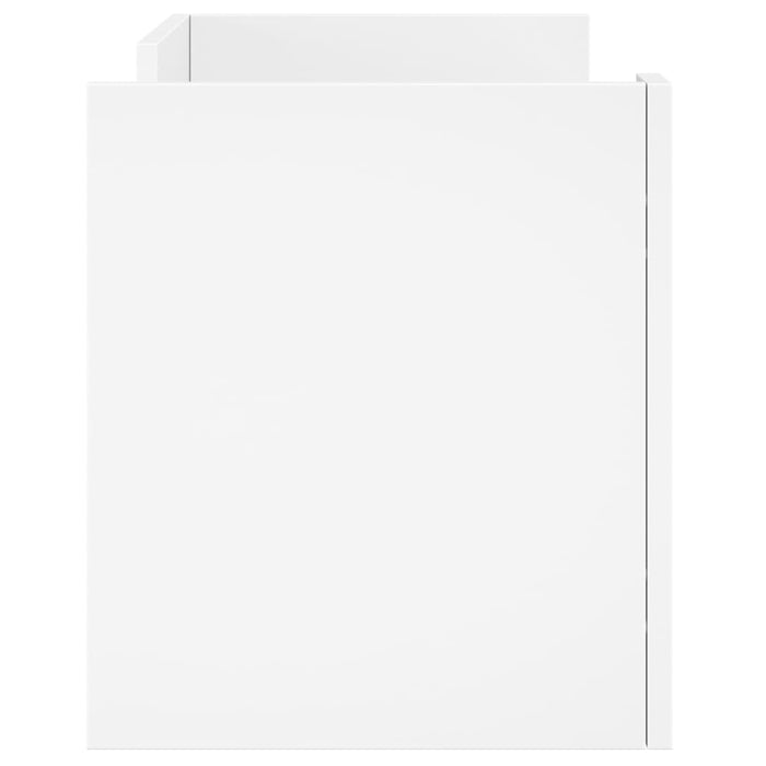 Comodă TV, alb, 80x35x40 cm, lemn prelucrat - WALTI WALTI