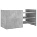 Comodă TV, gri beton, 80x35x40 cm, lemn prelucrat - WALTI WALTI