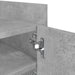 Comodă TV, gri beton, 80x35x40 cm, lemn prelucrat - WALTI WALTI