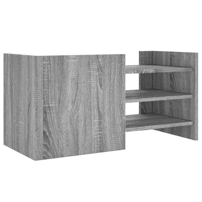 Comodă TV, gri sonoma, 80x35x40 cm, lemn prelucrat - WALTI WALTI