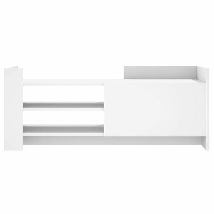 Comodă TV, alb, 100x35x40 cm, lemn prelucrat - WALTI WALTI