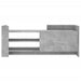 Comodă TV, gri beton, 100x35x40 cm, lemn prelucrat - WALTI WALTI