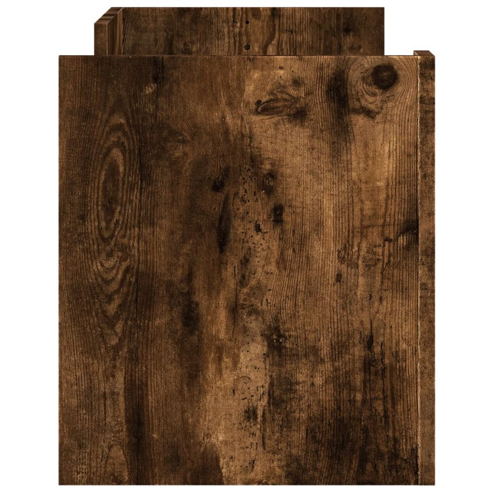 Comodă TV, stejar fumuriu, 100x35x40 cm, lemn prelucrat - WALTI WALTI