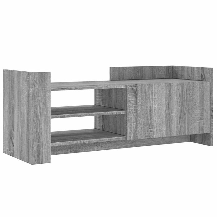 Comodă TV, gri sonoma, 100x35x40 cm, lemn prelucrat - WALTI WALTI
