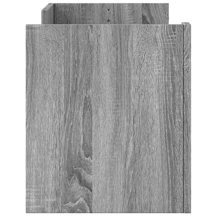 Comodă TV, gri sonoma, 100x35x40 cm, lemn prelucrat - WALTI WALTI