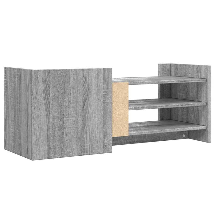 Comodă TV, gri sonoma, 100x35x40 cm, lemn prelucrat - WALTI WALTI