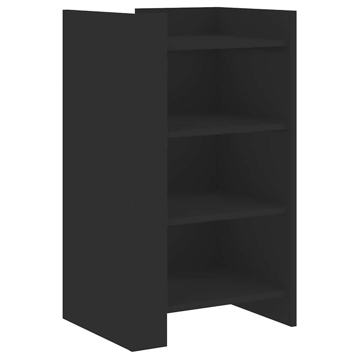 Dulap, negru, 45x35x75 cm, lemn prelucrat - WALTI WALTI