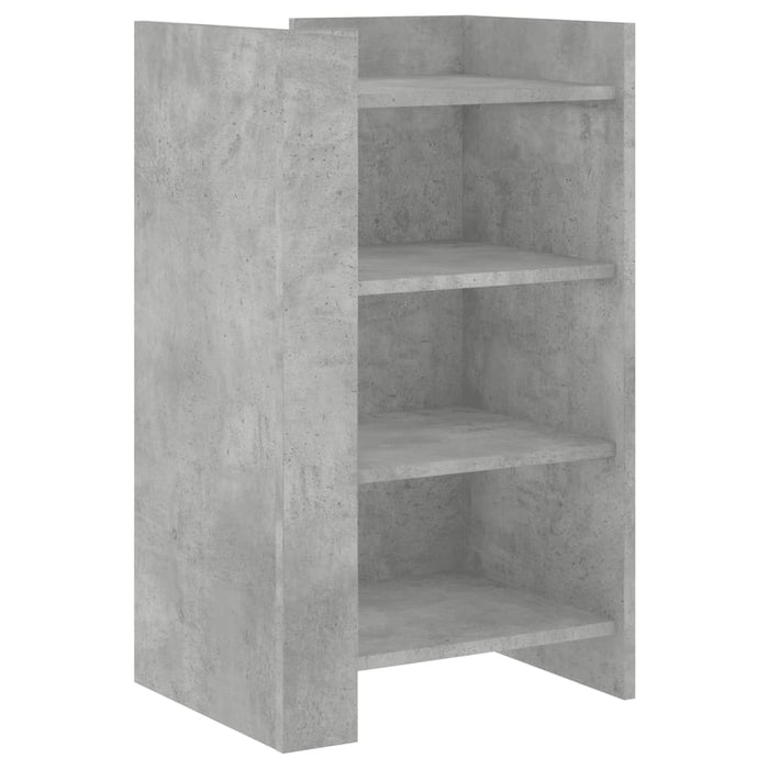 Dulap, gri beton, 45x35x75 cm, lemn prelucrat - WALTI WALTI
