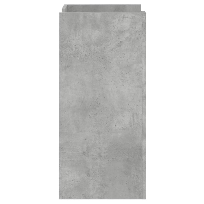 Dulap, gri beton, 45x35x75 cm, lemn prelucrat - WALTI WALTI