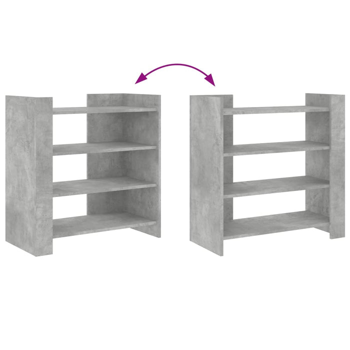 Dulap, gri beton, 73,5x35x75 cm, lemn prelucrat WALTI