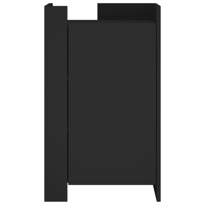 Dulap, negru, 45x35x75 cm, lemn prelucrat - WALTI WALTI