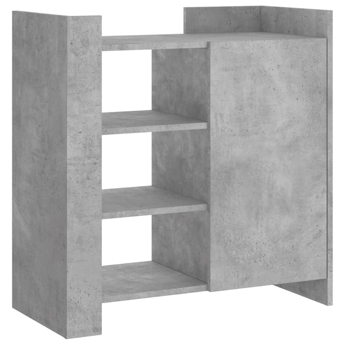 Dulap, gri beton, 73,5x35x75 cm, lemn prelucrat WALTI