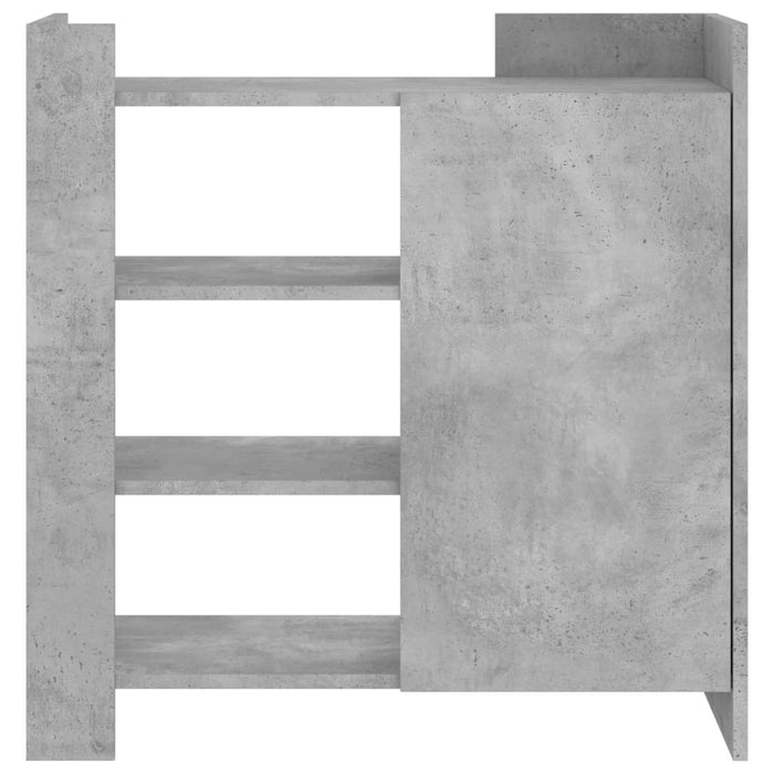 Dulap, gri beton, 73,5x35x75 cm, lemn prelucrat WALTI
