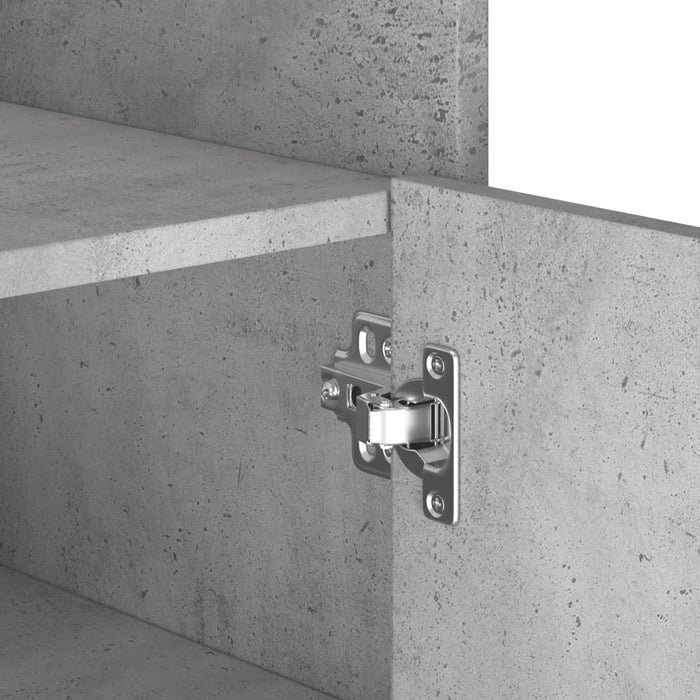 Dulap, gri beton, 73,5x35x75 cm, lemn prelucrat WALTI