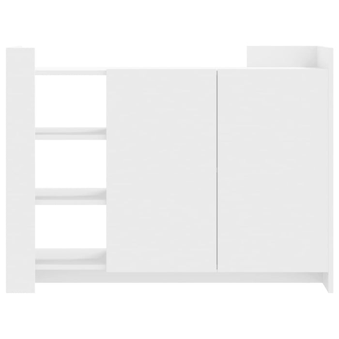 Dulap, alb, 100x35x75 cm, lemn prelucrat WALTI