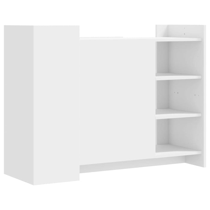 Dulap, alb, 100x35x75 cm, lemn prelucrat WALTI