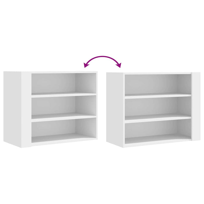 Dulap de perete, alb, 75x35x60 cm, lemn prelucrat WALTI