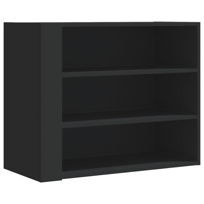 Dulap de perete, negru, 75x35x60 cm, lemn prelucrat - WALTI WALTI