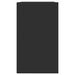 Dulap de perete, negru, 75x35x60 cm, lemn prelucrat - WALTI WALTI