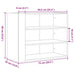 Dulap de perete, stejar sonoma, 75x35x60 cm, lemn prelucrat - WALTI WALTI