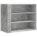 Dulap de perete, gri beton, 75x35x60 cm, lemn prelucrat - WALTI WALTI