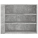 Dulap de perete, gri beton, 75x35x60 cm, lemn prelucrat - WALTI WALTI