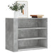 Dulap de perete, gri beton, 75x35x60 cm, lemn prelucrat - WALTI WALTI