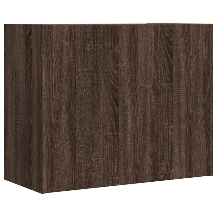 Dulap de perete, stejar maro, 75x35x60 cm, lemn compozit - WALTI WALTI