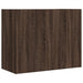 Dulap de perete, stejar maro, 75x35x60 cm, lemn compozit - WALTI WALTI