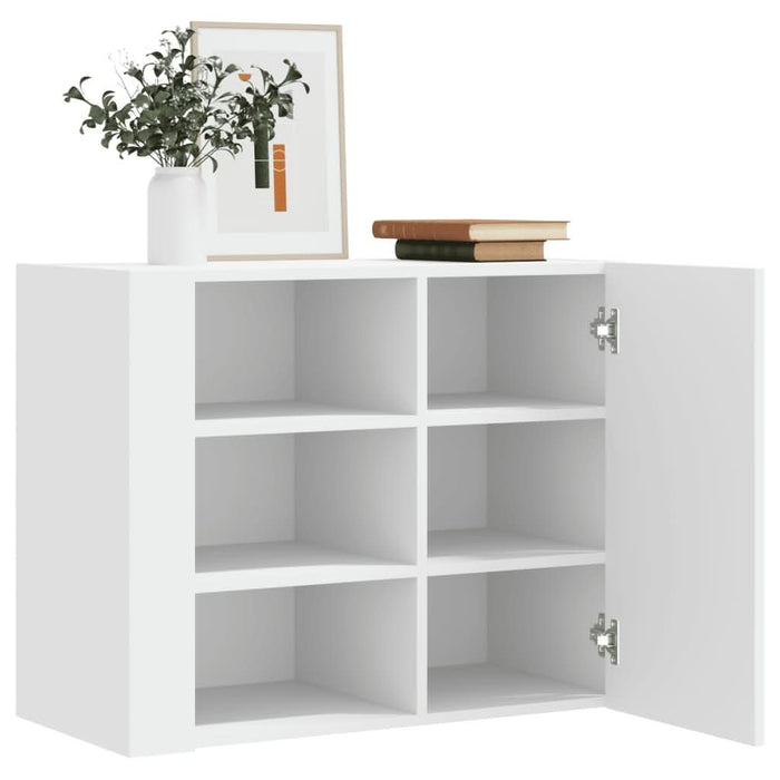 Dulap de perete, alb, 75x35x60 cm, lemn prelucrat - WALTI WALTI