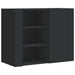 Dulap de perete, negru, 75x35x60 cm, lemn prelucrat - WALTI WALTI