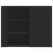 Dulap de perete, negru, 75x35x60 cm, lemn prelucrat - WALTI WALTI
